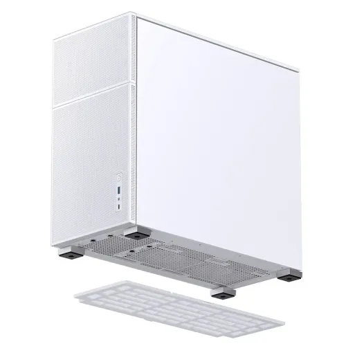 Корпус без блока питания/ Case JONSBO D41 MESH, Midi-Tower, TG, no fan, 1xUSB-A 3.2 + 1xUSB-C 3.2, ATX, mATX White