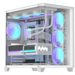 Корпус Formula Crystal U2 белый без БП ATX 1xUSB2.0 1xUSB3.0 1xUSB3.1 audio bott PSU