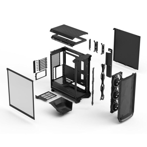 Корпус ПК без блока питания/ Case Fractal Design Meshify 3 RGB TG Light Tint, Midi-Tower, 3x140mm ARGB, 2xUSB-A 3.2 + 1xUSB 3.2 Type-C E-ATX, ATX, mATX, mITX, Black Корпус ПК без блока питания/ Case Fractal Design Meshify 3 RGB TG Light Tint, Midi-Tower, 3x140mm ARGB, 2xUSB-A 3.2 + 1xUSB 3.2 Type-C E-ATX, ATX, mATX, mITX, Black