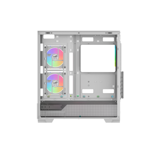 Корпус ПК без блока питания/ Case SAMA V43 White, Midi-Tower, TG, 6x120mm ARGB, 2xUSB 3.0 + 1xUSB 3.2 Type-C, ATX, mATX, mITX White
