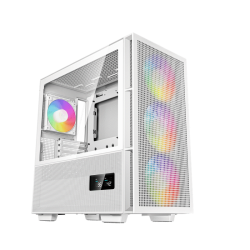 Корпус ПК без блока питания/ Deepcool Case CH560 ARGB Digital White