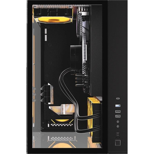 Корпус Formula Crystal Z9 FLOE черный ATX 2xUSB3.0 audio bott PSU [CRYSTAL Z9 FLOE B]