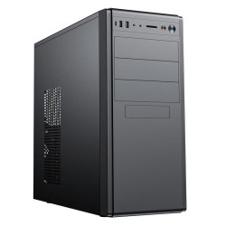 Корпус без блока питания/ Case Foxline FL-886 ATX case, black, w/o PSU, w/1xUSB2.0+1xUSB3.0+1xUSB3.0 Type-C (19pin header)+HD-AUDIO , w/o pwrcord, w/o FAN