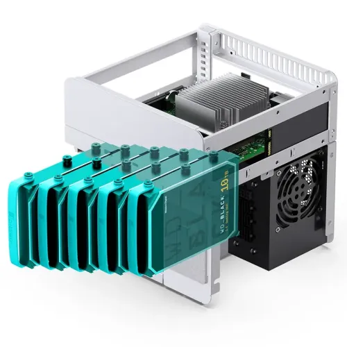 Корпус без блока питания/ Case JONSBO N2, Mini-Tower, 1x120mm, 1xUSB-A 3.0 + 1xUSB-C 3.2, SFX PSU Support, mITX White