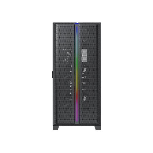 Корпус Montech Sky One Lite черный ATX 5x120mm 5x140mm 2xUSB3.0 audio bott PSU [SKY ONE LITE BL]