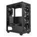 Компьютерный корпус, без блока питания ATX/ Gamemax Fortress TG ATX case, black, w/o PSU, w/1xUSB3.0+1xUSB2.0, w/2x12cm black silent front fans (GMX-WFBK-BK), w/1x 12cm black silent rear fan (GMXWFBK-BK)