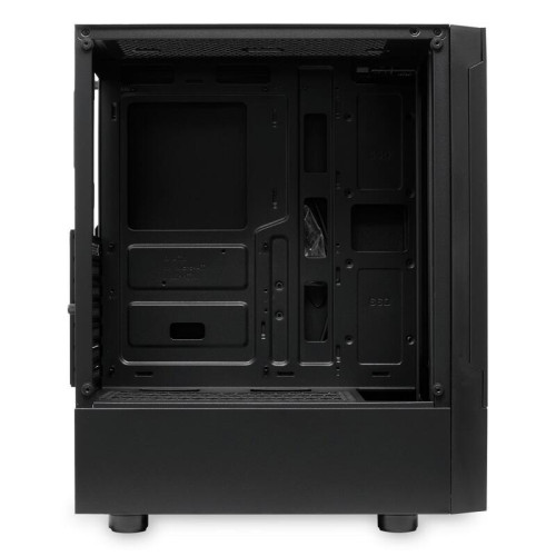 Корпус без блока питания/ Case HSPD M540, Mesh Mid Tower, Black, TG, 0.45 SPCC, no fans, ATX, mATX, mITX, 160/300/150mm, 2x2.5 Корпус без блока питания/ Case HSPD M540, Mesh Mid Tower, Black, TG, 0.45 SPCC, no fans, ATX, mATX, mITX, 160/300/150mm, 2x2.5