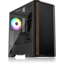Корпус без блока питания/ Case Raijintek AGOS MAX, Midi-Tower, TG, 1x140mm ARGB, 2xUSB 3.0 + 1xUSB 2.0, E-ATX, ATX, mATX, mITX Black