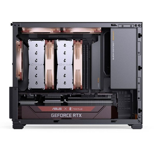 Корпус без блока питания/ Jonsbo D32 PRO BLACK, Mini-Tower , no fans, mATX, mITX,  2xUSB3.2 Gen1 Type-A, 1xUSB3.2 Gen 2 Type-C, 1xAUDIO, 1xMIC
