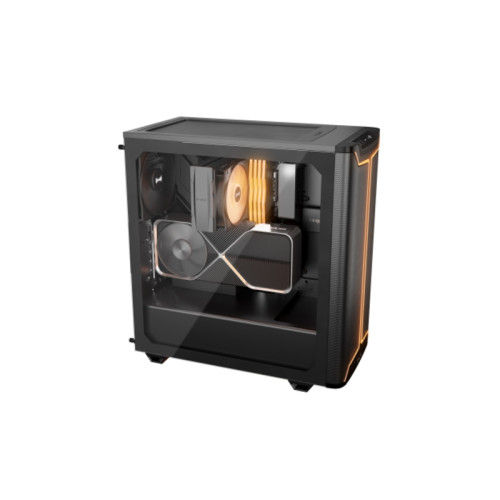 Корпус ПК без блока питания/ Case be quiet! PURE BASE 501 DX, Midi-Tower, TG, 3x140mm, 2xUSB-A 3.2, 1xUSB 3.2 Type-C, ATX, mATX, mITX Black