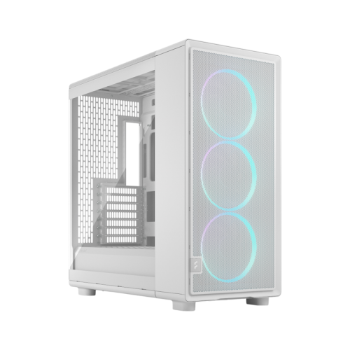 Корпус ПК без блока питания/ Case Fractal Design Epoch XL TG RGB Clear Tint, Full-Tower, 3x140mm ARGB, 2xUSB-A 3.2 + 1xUSB 3.2 Type-C E-ATX, ATX, mATX, mITX, White