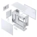 Корпус без блока питания/ Case JONSBO D31 MESH SCREEN, Mini-Tower, TG, no fans, 1xUSB-A 3.0 + 1xUSB-C 3.2, mATX, mDTX, mITX White