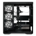 Корпус без блока питания/ Case HSPD F711, Panoramic Full Tower, Black, TG, 0.7 SPCC, 4x120mm ARGB (FN027) ATX, mATX, mITX 190/420/280mm 2x2.5