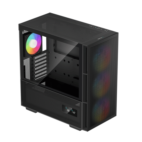 Корпус ПК без блока питания/ Deepcool Case CH560 Digital Black