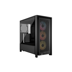 Корпус без блока питания/ Case Corsair Frame 4000D RS ARGB, Midi-Tower, TG, 3x120mm ARGB, 2xUSB-A 3.2, 1xUSB 3.2 Type-C, E-ATX, ATX, mATX, mITX Black