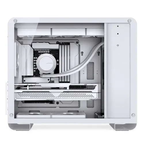 Корпус без блока питания/ Case JONSBO U4 Mini, Mini-Tower, TG, no fan, 1xUSB-A 3.0 + 1xUSB-C 3.2, mATX, mITX White
