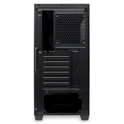 Корпус без блока питания/ Case HSPD M740, Mesh Mid Tower, Black, TG, 0.6 SPCC, no fans, E-ATX, ATX, mATX, mITX, 170/400/200mm, 4x2.5