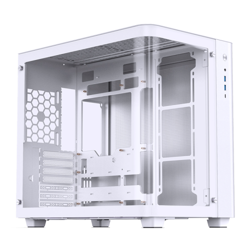 Корпус без блока питания/ Корпус JONSBO TK-3 White ATX без БП, mini-ITX, micro-ATX, белый