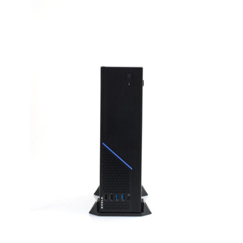 Корпус EVELK с блоком питания 300Вт/ Case Foxline EV-1046-TFX300S mATX SFF, w/PSU TFX 300W, w/2xUSB2.0+2xUSB3.0, w/1xcombo audio, black, w/pwr cord, w/ 8cm FAN, logo EVELK