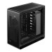 Корпус без блока питания/ Корпус JONSBO UMX6S-G Black E-ATX без БП, Mid-Tower, EATX/ATX/Micro-ATX/ITX, боковая панель из закаленного стекла, сталь, черный