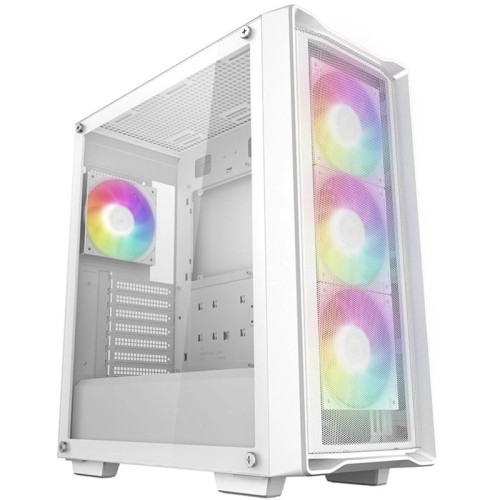 Корпус Deepcool CC560 MESH V2 белый ATX 8x120mm 5x140mm 1xUSB2.0 audio bott PSU [R-CC560-WHAMA4-G-2]