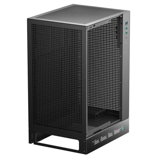 Корпус Deepcool CH170 DIGITAL черный mATX 1x120mm 1xUSB2.0 1xUSB3.0 audio bott PSU [R-CH170-BKNPI0D-G-1]
