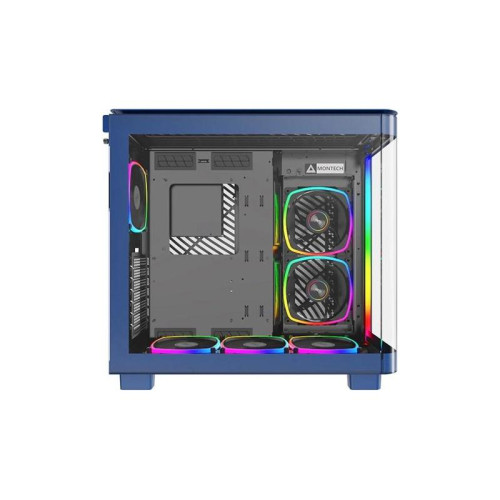 Корпус Montech King 95 Pro голубой ATX 7x120mm 2x140mm 2xUSB3.0 audio bott PSU [KING 95 PRO BLUE]