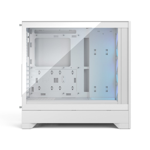 Корпус ПК без блока питания/ Case Fractal Design Pop 2 Air TG RGB, Midi-Tower, 3x120mm, 1xUSB-C + 1xUSB-A 3.2 ATX, mATX, mITX White