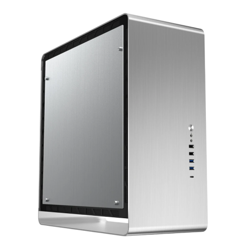 Корпус без блока питания/ Case JONSBO UMX6S-A, Midi-Tower, no fun, 2xUSB-A 3.2 + 2xUSB-A 2.0 + 1xUSB-C 3.2, E-ATX, ATX, mATX, mITX Silver