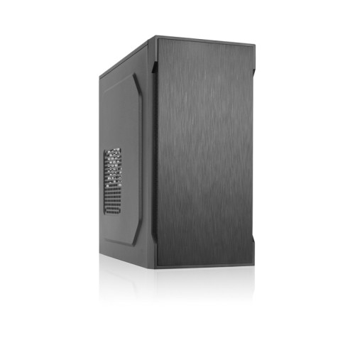 Корпус с блоком питания 450Вт./ Foxline FL-708-FZ450R-U31 mATX case, black, w/PSU 450W 12cm, w/1xUSB2.0+1xUSB3.0, w/pwr cord, w/o FAN