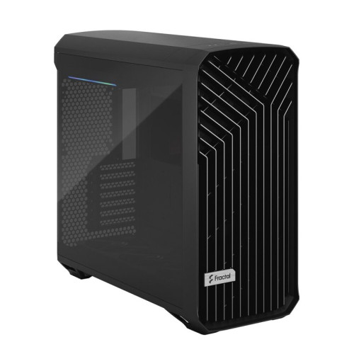 Корпус без блока питания/ Case Fractal Design Torrent TG Dark Tint, Full-Tower, 2x180mm + 3x140mm, 2xUSB-A 3.0 + 1xUSB 3.2 Type-C E-ATX, SSI-CEB, SSI-EEB, ATX, mATX, mITX Black