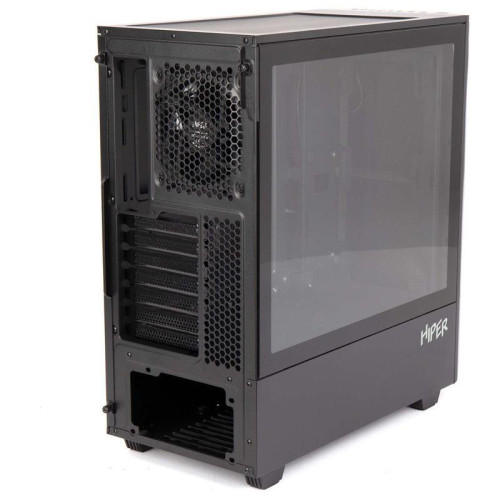 Корпус Hiper PB81 черный ATX 4x120mm 2xUSB2.0 2xUSB3.0 audio bott PSU [PB81]