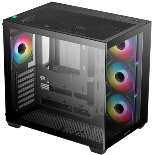 Корпус Deepcool CG530 4F черный ATX 2x120mm 2x140mm 2xUSB2.0 1xUSB3.0 audio bott PSU [R-CG530-BKADA4-G-1]