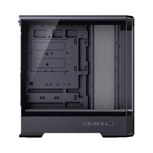 Корпус без блока питания/ Case JONSBO D400, Midi-Tower, TG, no fan, 2xUSB-A 3.0 + 1xUSB-C 3.2, ATX, mATX, mITX Black