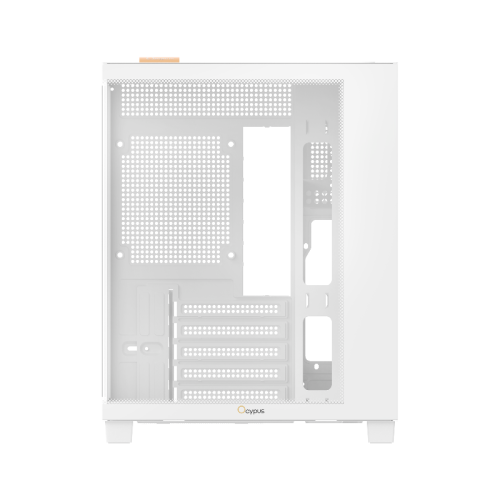 Корпус ПК без блока питания/ Case Ocypus Gamma C54 WH, Midi-Tower, TG, no fans, 1xUSB-C + 2xUSB 3.0, mATX, mITX White