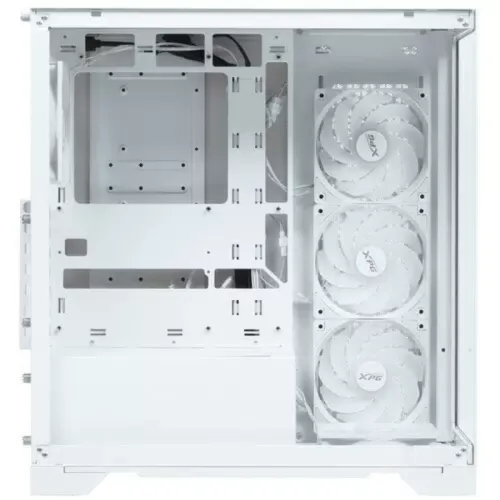 Корпус XPG INVADER X WHITE (INVADERXMT-WHCWW) Mid-Tower Gaming ATX PC Case with Panoramic View, Tempered Glass Panels, and RGB Lighting Black