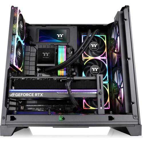 Корпус Thermaltake View 390 Air черный без БП ATX 9x120mm 2x140mm 2x200mm 2xUSB3.0 audio bott PSU