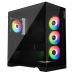 Корпус XPG INVADER X BLACK (INVADERXMT-BKCWW) Mid-Tower Gaming ATX PC Case with Panoramic View, Tempered Glass Panels, and RGB Lighting Black