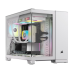 Корпус без блока питания/ Case Corsair iCUE LINK 2500X RGB, Midi-Tower, TG, 2x120mm RGB, 2xUSB-A 3.2, 1xUSB 3.2 Type-C, mATX, mITX White