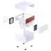 Корпус без блока питания/ Case JONSBO N4, Mini-Tower, 1x120mm, 1xUSB-A 3.0 + 1xUSB-C 3.2, SFX PSU Support, mATX, mITX White