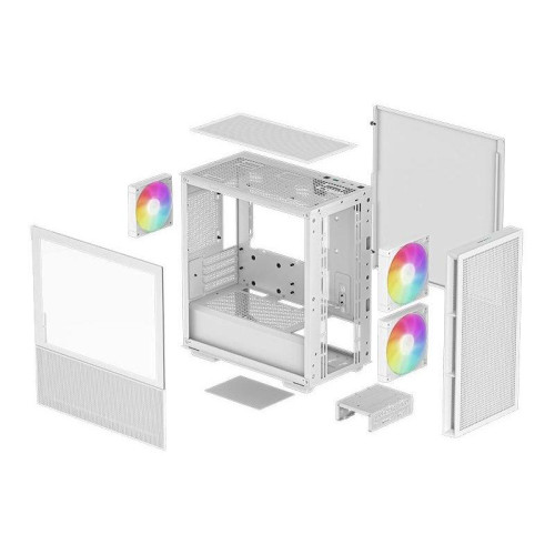 Корпус Deepcool CH360 белый mATX 5x120mm 2x140mm 1xUSB3.0 audio bott PSU [CH360 WHITE]