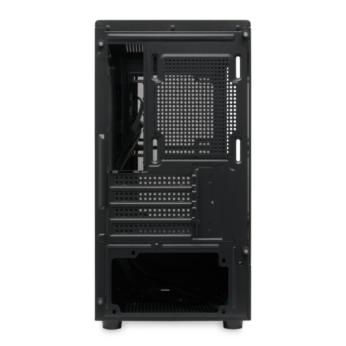 Корпус без блока питания/ Case HSPD M332, Mesh Mini-tower, Black, TG, 0.4 SPCC, no fans, mATX, mITX, 160/285/170mm, 1x2.5