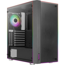 Корпус Aerocool Skribble черный ATX 3x120mm 4x140mm 2xUSB3.0 audio bott PSU [SKRIBBLE-G-BK-V1]
