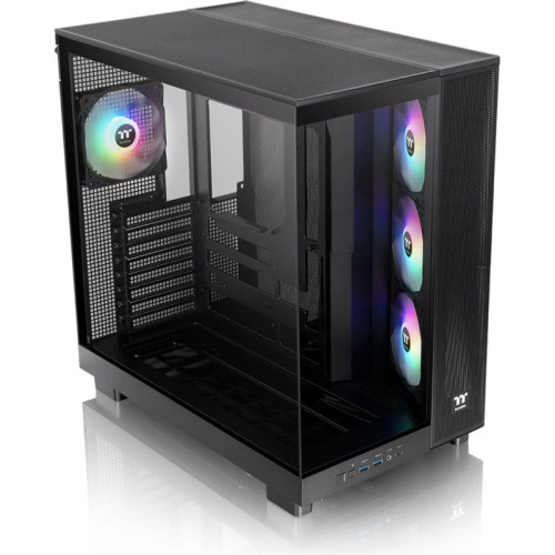 Корпус Thermaltake View 380 XL TG ARGB черный без БП E-ATX 2x120mm 2xUSB3.0 audio bott PSU Корпус Thermaltake View 380 XL TG ARGB черный без БП E-ATX 2x120mm 2xUSB3.0 audio bott PSU