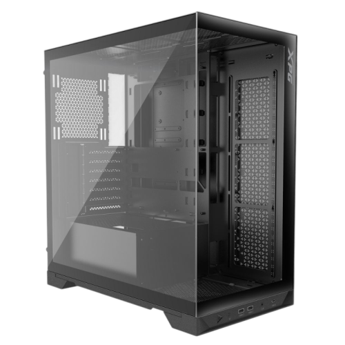 Корпус XPG INVADER X BLACK (INVADERXMTWOF-BKCWW) Mid-Tower, Micro-ATX, Mini-ITX, Standard-ATX, USB 3.2 Gen2 Type-A, USB 3.2 Gen2 Type-C