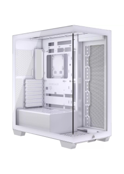 Корпус без блока питания/ Case Corsair 3500X, Midi-Tower, TG, no fan, 2xUSB-A 3.2, 1xUSB 3.2 Type-C, E-ATX, ATX, mATX, mITX White
