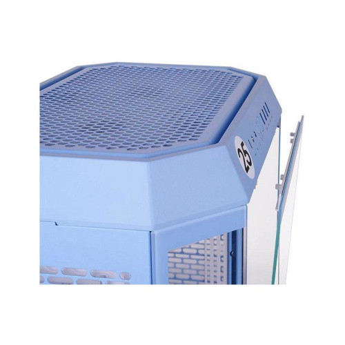 Корпус Thermaltake The Tower 600 Hydrangea голубой ATX 13x120mm 9x140mm 4xUSB3.0 audio bott PSU [CA-1Z1-00MFWN-00]