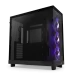 Корпус без блока питания/ Case NZXT H6 Flow RGB (2023), Midi-Tower, TG, 3x120mm RGB, 2xUSB-A 3.2 + 1xUSB-C 3.2, ATX, mATX, mITX Black