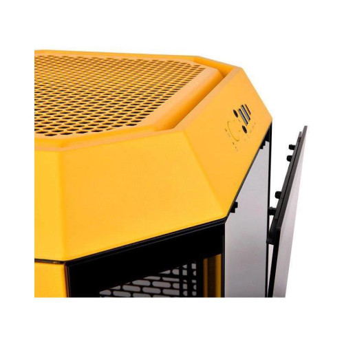 Корпус Thermaltake The Tower 300 Bumblebee желтый mATX 8x120mm 6x140mm 2xUSB3.0 audio bott PSU [CA-1Y4-00S4WN-00]