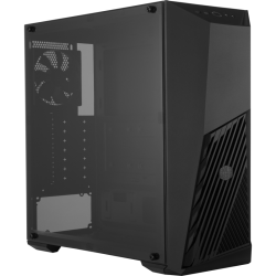 Корпус без БП/ Cooler Master MasterBox K501L, 1xUSB3.0, 1xUSB2.0, 1x120 Fan,  1x120 Red Led Fan, w/o PSU, Black, ATX